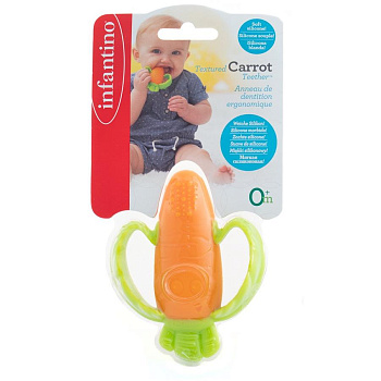 Infantino прорезыватель для зубов Морковь