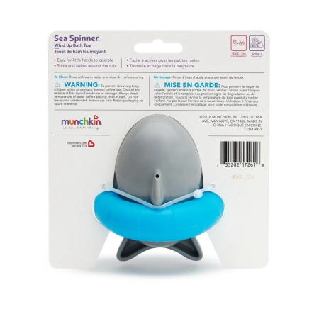 Munchkin игрушка для ванны Акула волчок Sea Spinner™, 9+