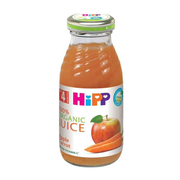 HIPP Детский Сок Яблоко-Морковь натуральный 200мл