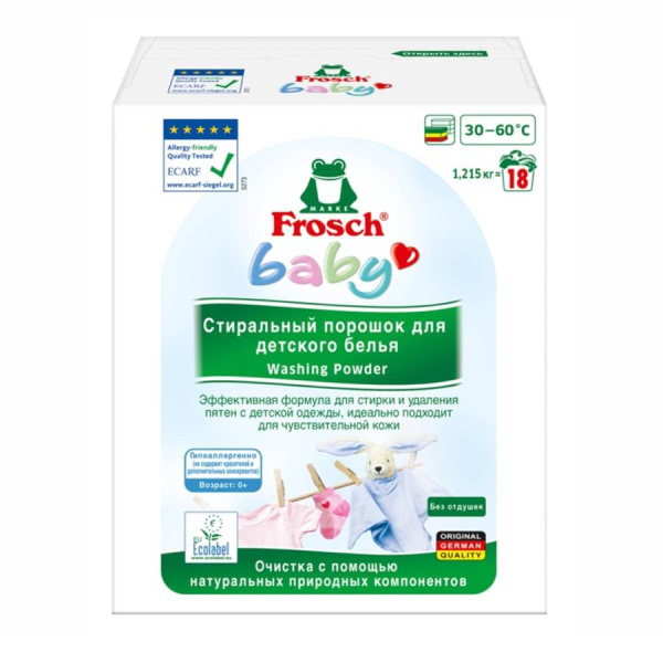 715818 FROSCH Детский порошок 1,215 кг