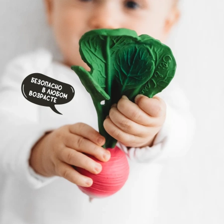 OLI&CAROL RAMONA THE RADISH,игрушка-прорезыватель