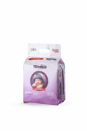 ПОДГУЗНИКИ ДЕТСКИЕ  NB (2-5 КГ) 21 ШТ. TOMIKO COMFORT+