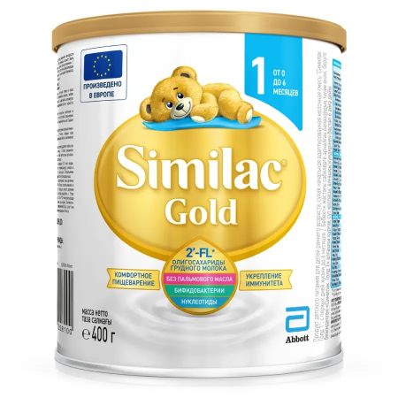 Similac GOLD 1 смесь, 400гр, 0-6мес
