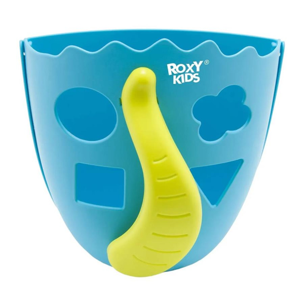 ROXY-KIDS Органайзер-сортер DINO для игрушек и банных принадлежностей (голубой)
