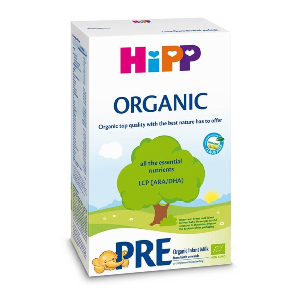 HIPP Pre Organic детская Молочная Смесь 300гр